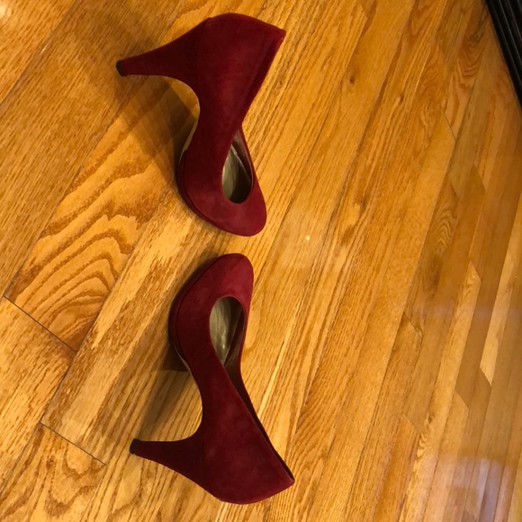 Franco Sarto Red Napoli Heels - Picture 4 of 8